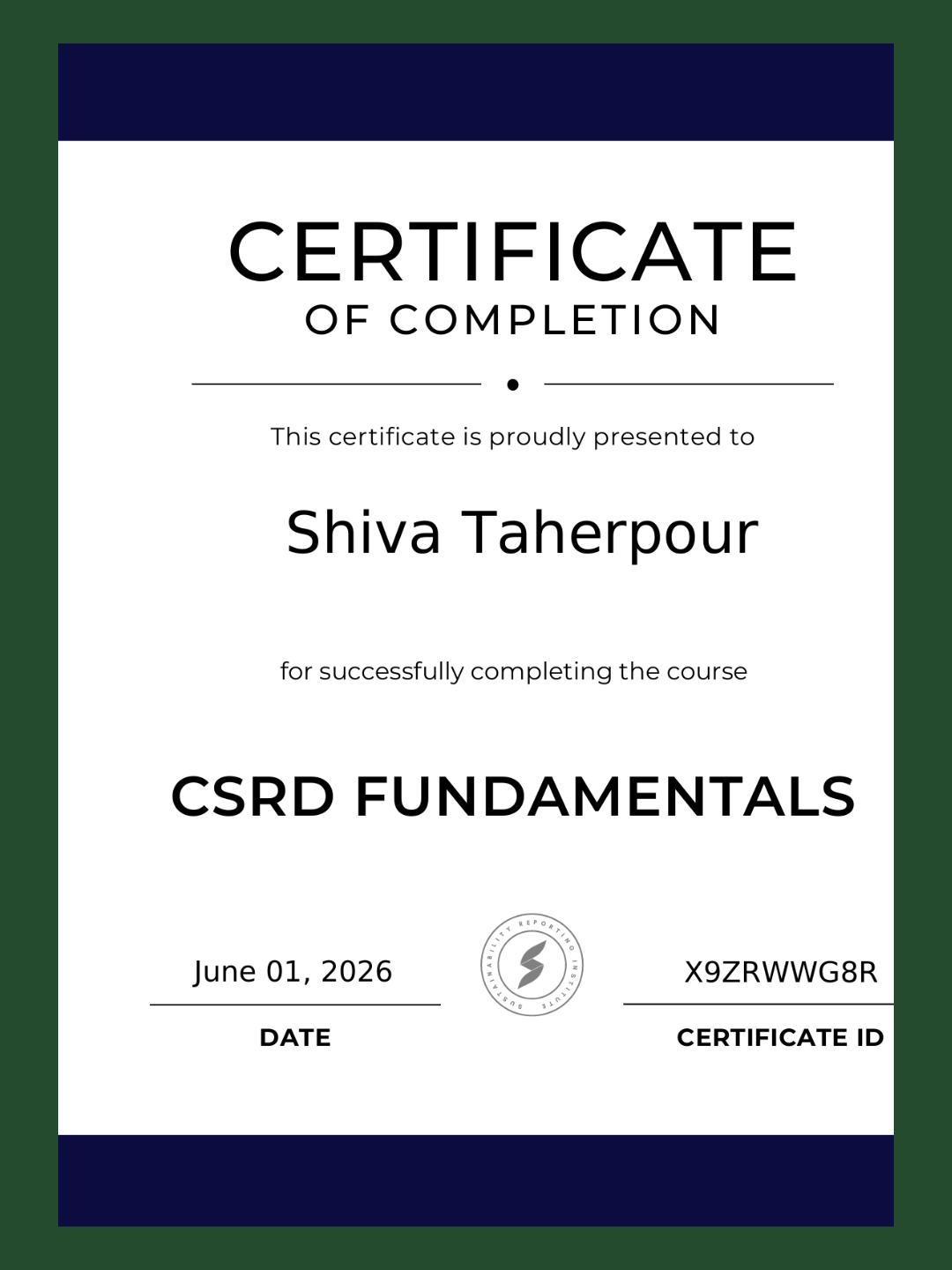 Corporate Sustainability Reporting Directive (CSRD)